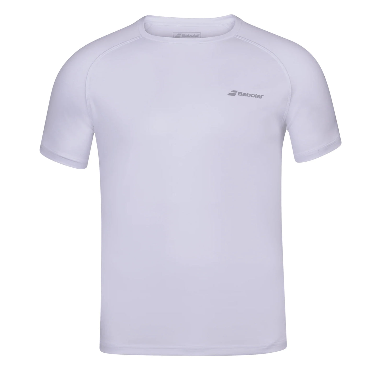 Babolat Play Crew Neck Men's Tee - White/White