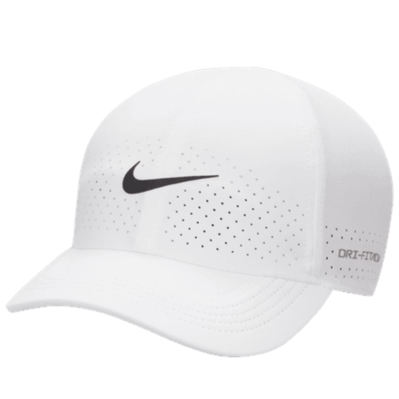 Nike Dri-FIT ADV Club Unstructured Tennis Cap - White/Black
