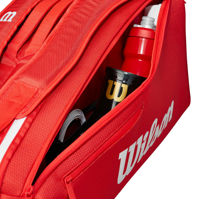 Wilson Super Tour 6 Pack 2025 Racquet Bag - Red