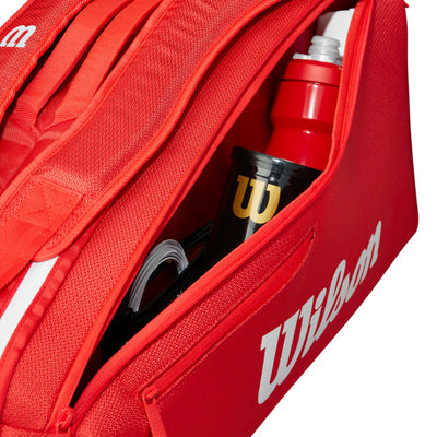 Wilson Super Tour 6 Pack 2025 Racquet Bag - Red