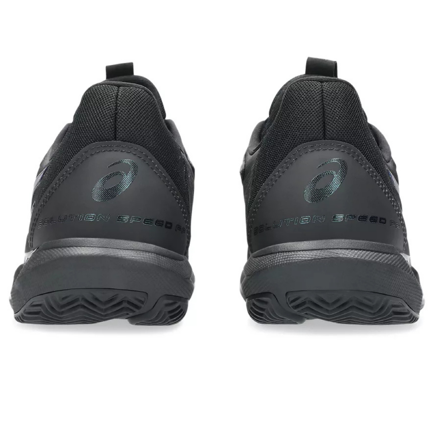 Asics Solution Speed FF 3 Clay Night Energy Herringbone Womens Tennis Shoes - Black/Prism Blue