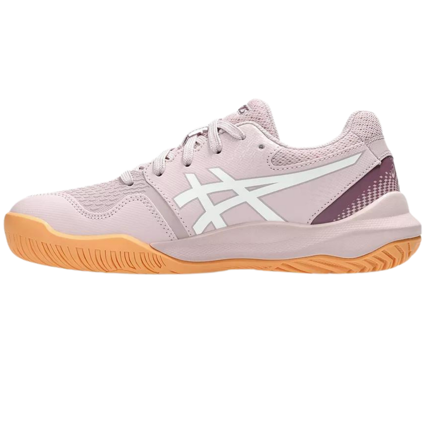 Asics Gel Resolution 9 Watershed Rose/White Clay Youth Tennis Shoes