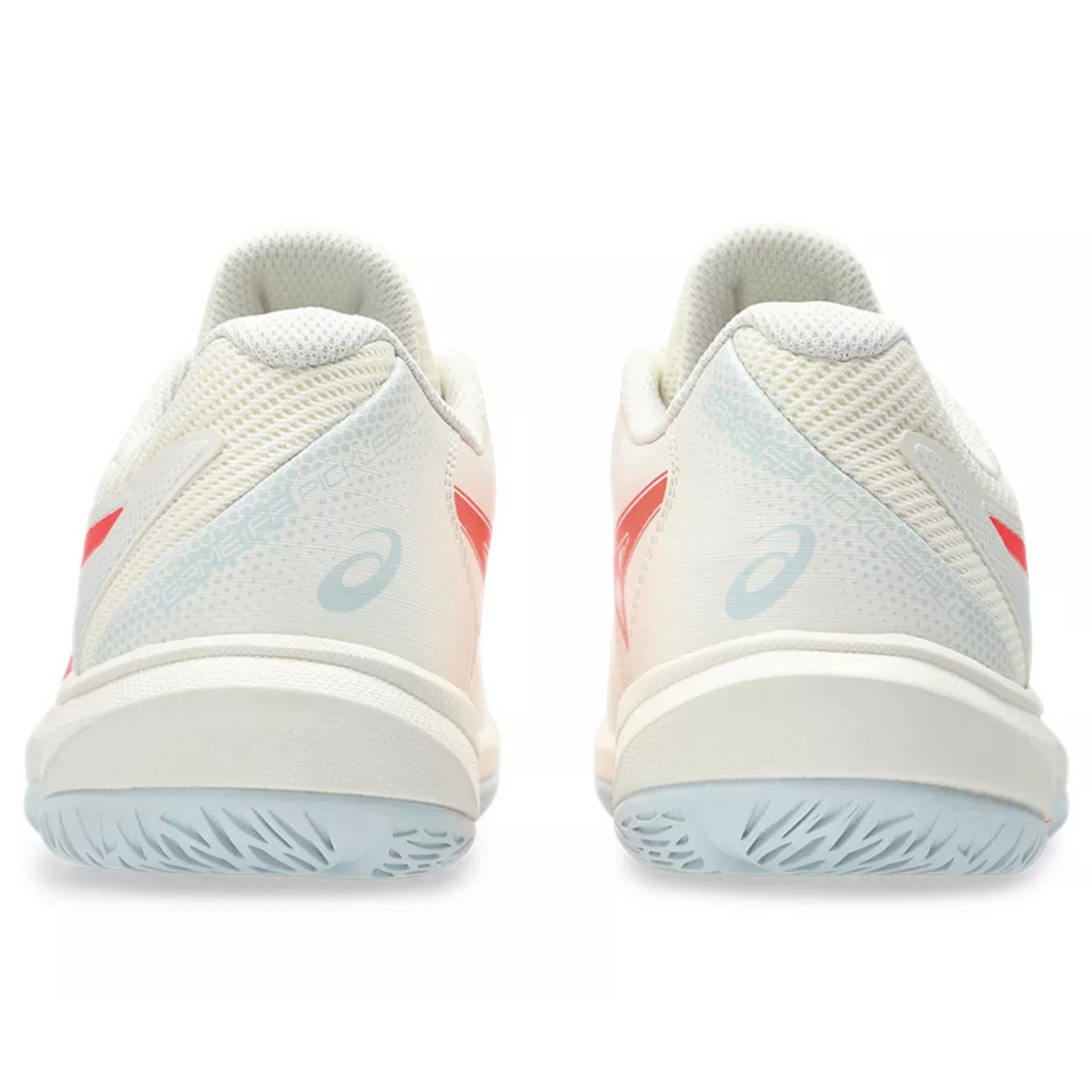 Asics Game FF Womens Pickleball Shoes - Cream/Flash Red