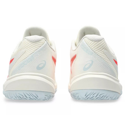 Asics Game FF Womens Pickleball Shoes - Cream/Flash Red
