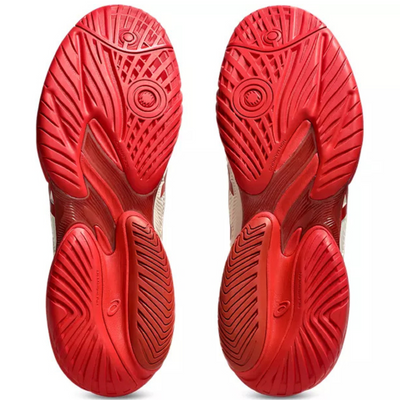 Asics Court FF Novak Mens Tennis Shoes – Cream/Classic Red