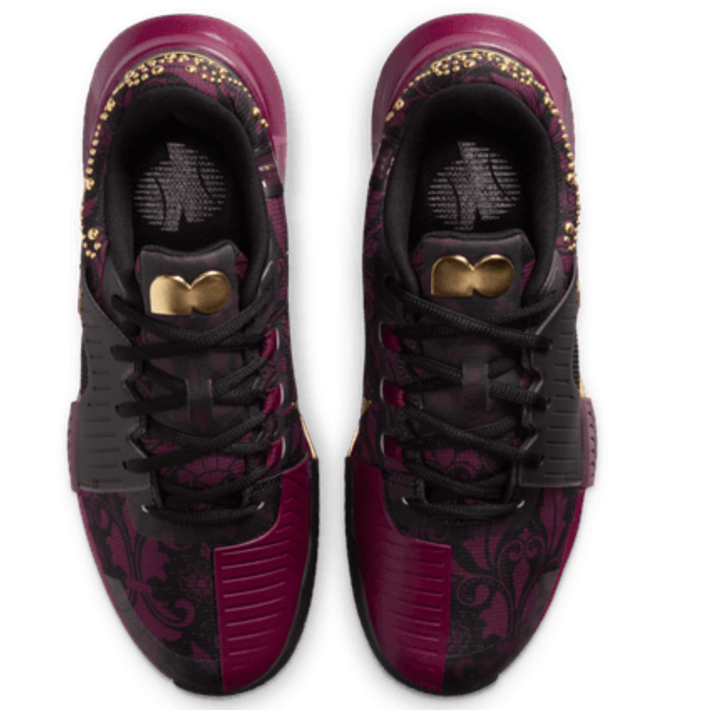Nike GP Challenge 1 "Naomi Osaka" Womens Hard Court Tennis Shoes - Bordeaux/Metallic Gold-Black