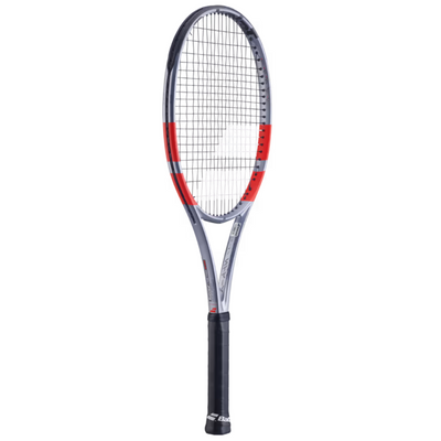 Babolat Pure Strike 18/20 Gen 4 Unstrung Tennis Racquet - Carbon Gray/Neon Red