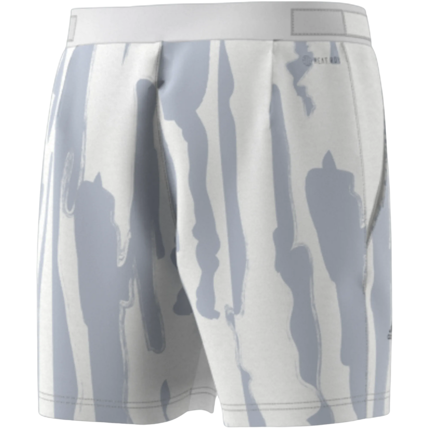 Adidas Tennis New York Graphic Shorts - White/Halo Silver