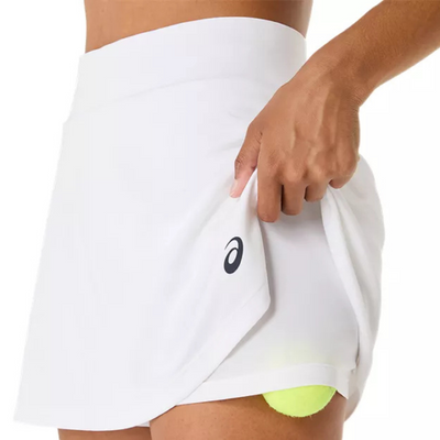 Asics Court Womens Tennis Skirt - Brilliant White