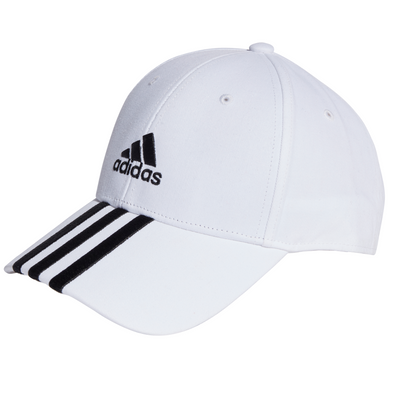 Adidas 3Stripes Cotton Twill Unisex Cap - White/Black