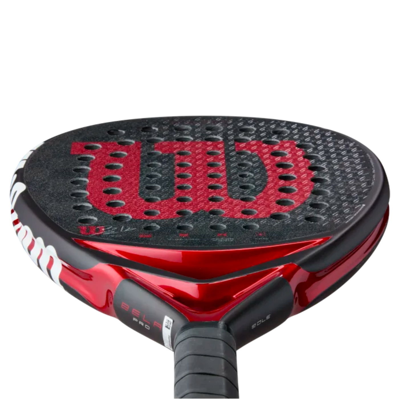 Wilson Bela Pro V3 Padel Racquet - Black/Red