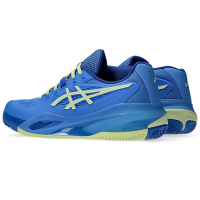 Asics Gel Resolution X Clay Womens Tennis Shoes Blue Coast /Huddle Yellow