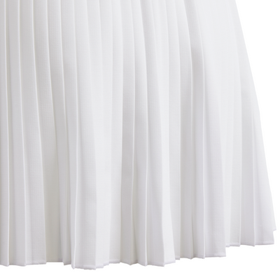 Adidas G Club Pleat Junior Tennis Skirt - White