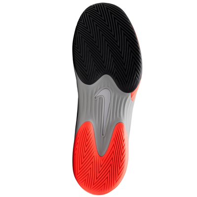 Nike Zoom Vapor 12 Mens Hard Court Tennis Shoes - White/Hot Lava Wolf Grey