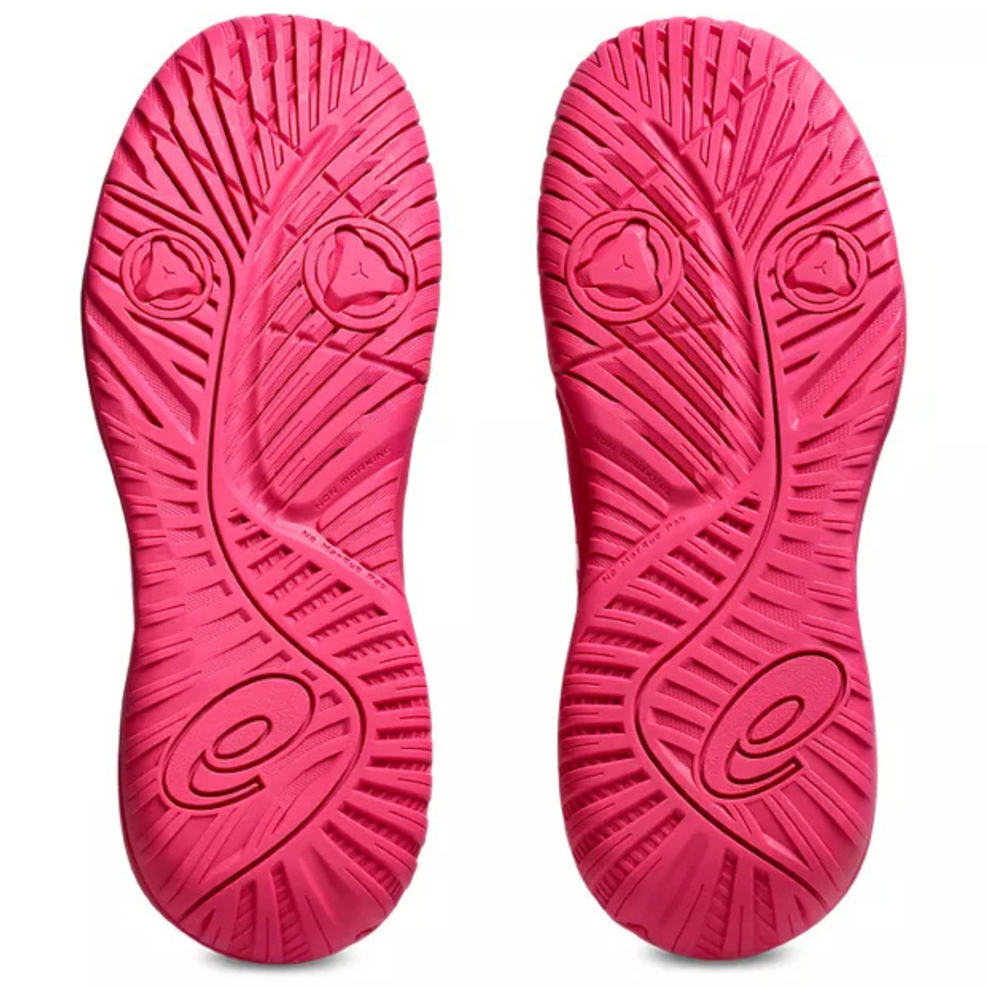 Asics Gel Resolution X Junior Tennis Shoes - Bright Rose/Cream