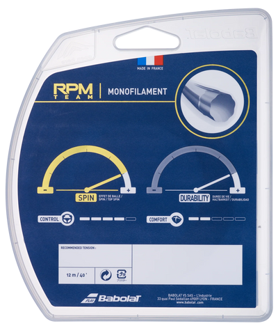 Babolat RPM Team 1.25 12m Set Black