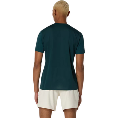 Asics Match Seasonal Graphic Mens Tee - Saxon Green