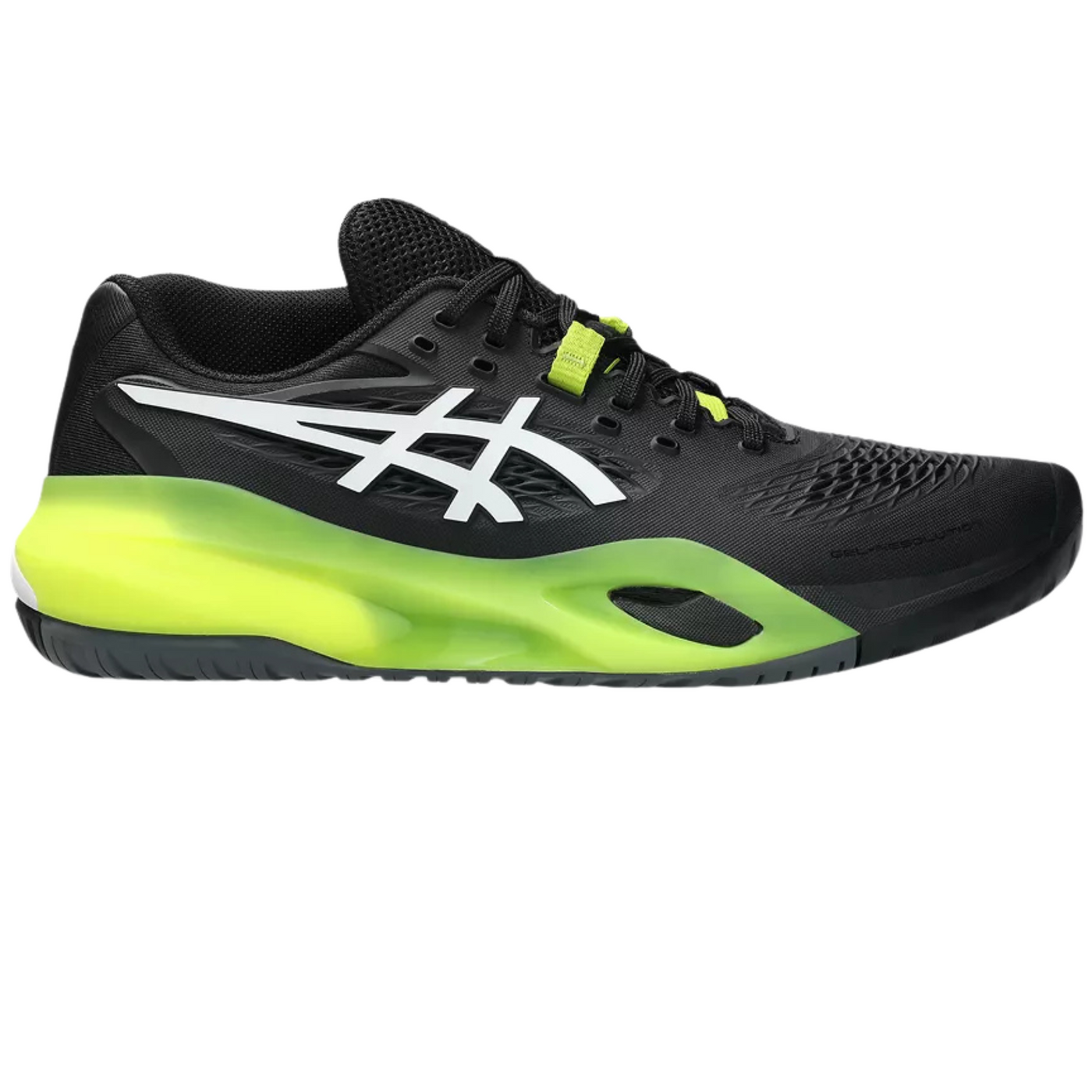 Asics Gel Resolution X Hard Court Mens Tennis Shoes - Black/White