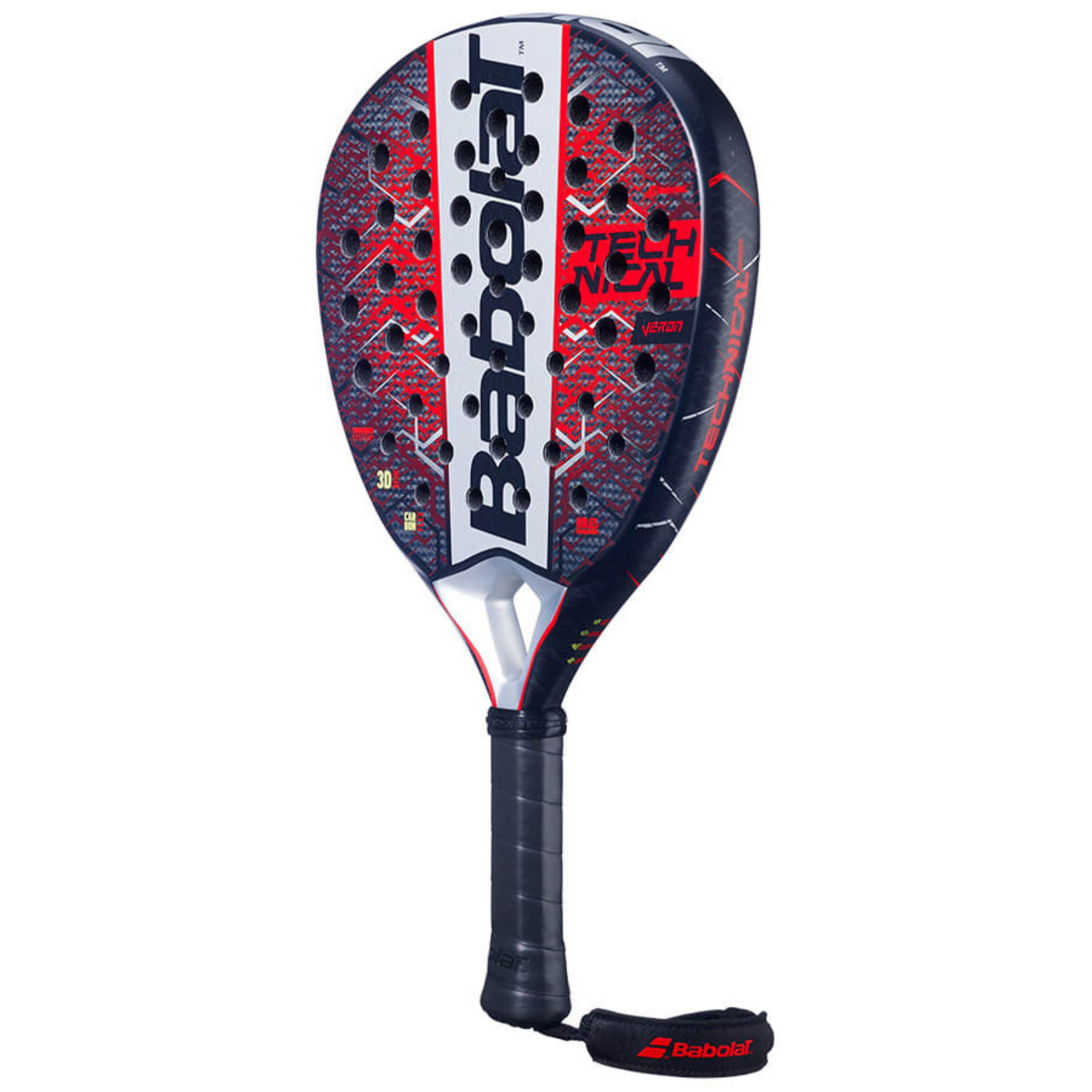 Babolat Technical Veron 2.5 2025 Padel Racquet - Black/Red