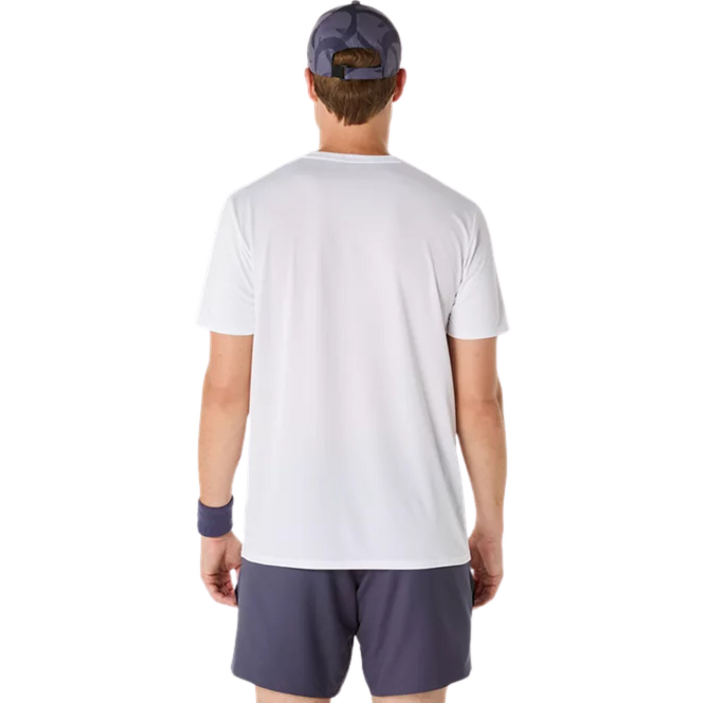 Asics Match Seasonal Graphic Mens Tee - Brilliant White
