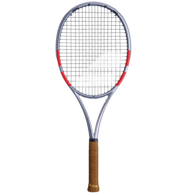 Babolat Pure Strike 97 Gen 4 Unstrung Tennis Racquet - Carbon Gray/Neon Red