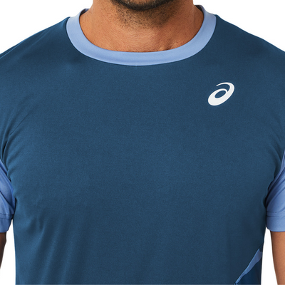 Asics Court Graphic SS Top 2022 - Light Indigo