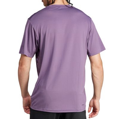 Adidas Purple Train Essentials Stretch Training T-Shirt