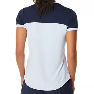 Asics Women Court SS Top - Soft Sky/Midnight