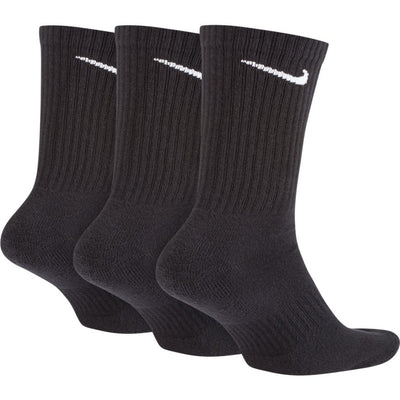 Nike Everyday Training Crew Socks Cushioned - White/Black (3 Pairs)
