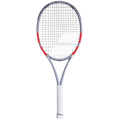 Babolat Pure Strike Lite Gen 4 Unstrung Tennis Racquet - Carbon Gray/Neon Red