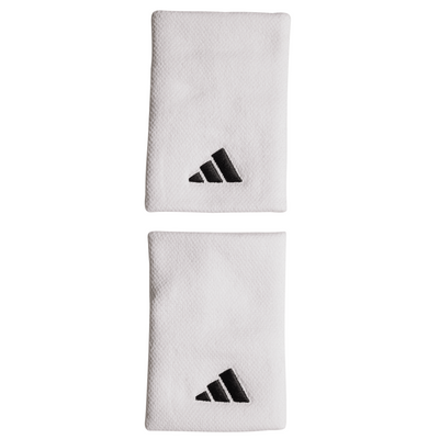 Adidas Tennis Wristband Large – White/White/Black