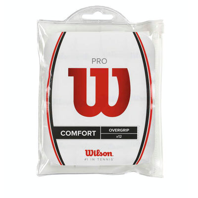 Wilson Pro Overgrip 12 Pack -  White