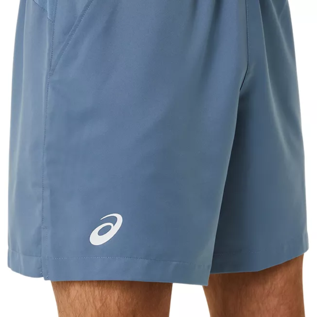 Asics Men Court 7in Short - Steel Blue