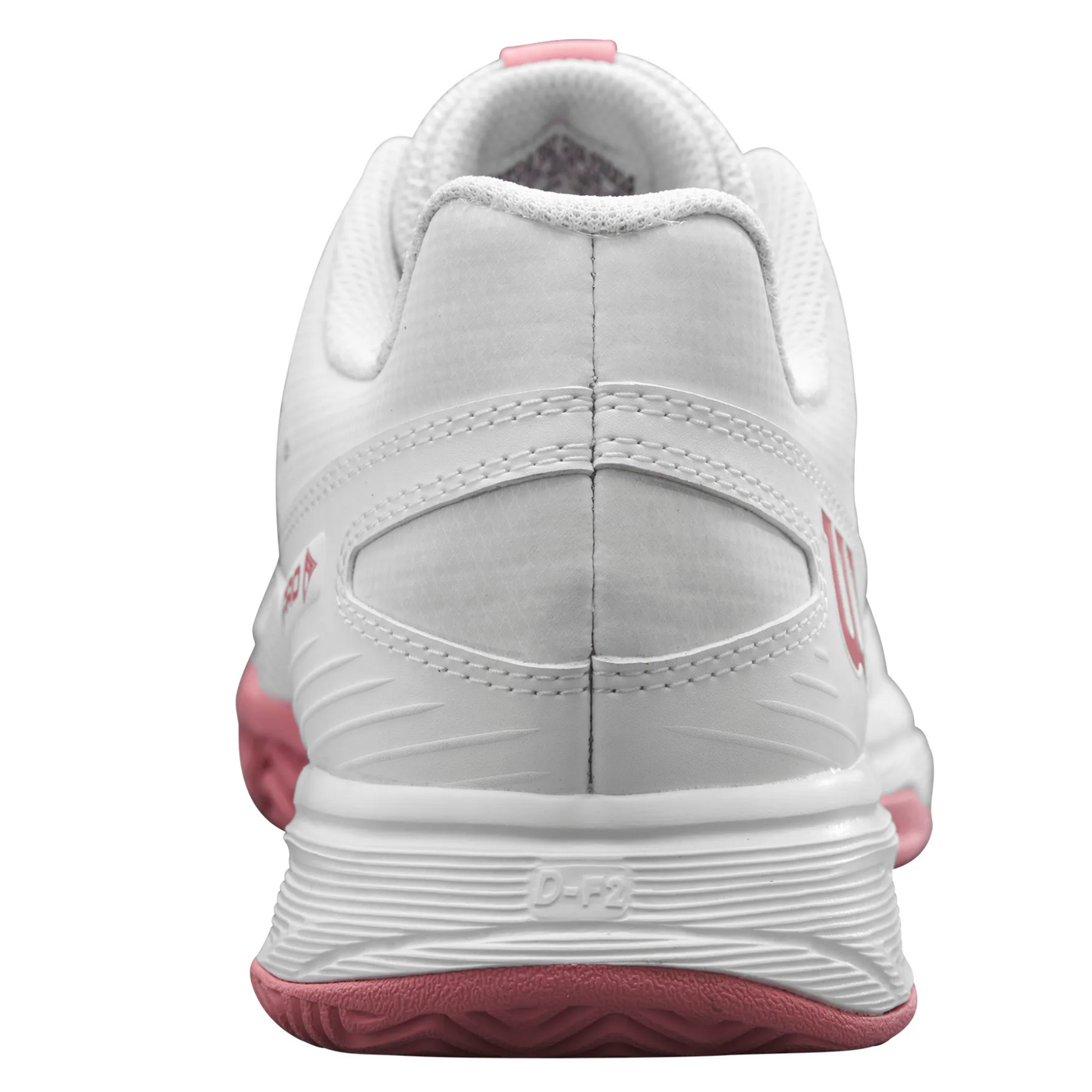 Wilson Rush Pro Jr L Tennis Shoes - White / White / Mauve Pink