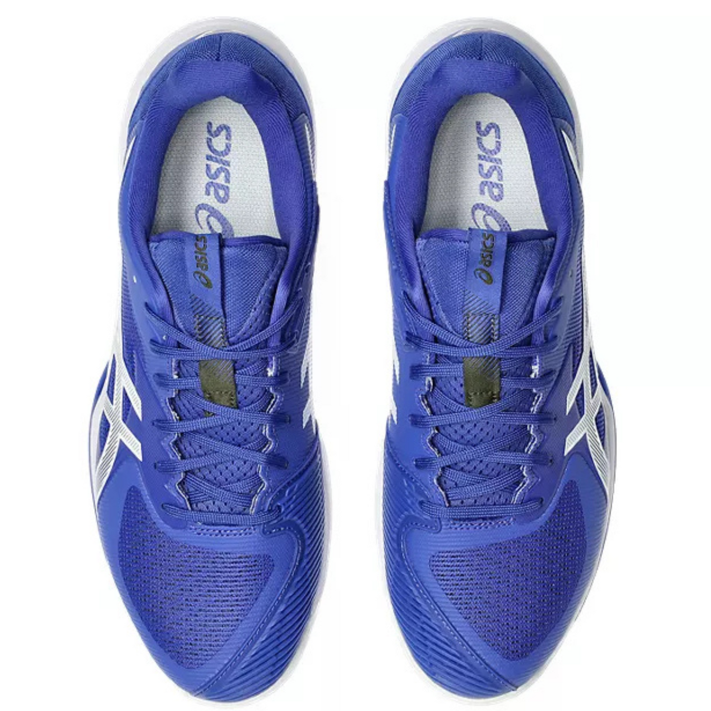 Asics Solution Speed FF 3 Clay Herringbone Mens Tennis Shoes - Dark Cobalt/White
