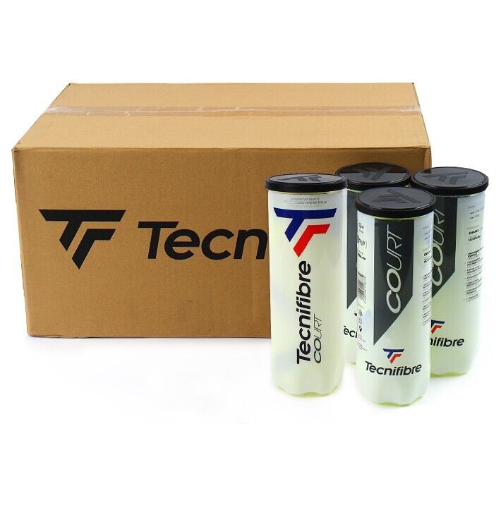 Tecnifibre Court 4 Ball Carton - 36 Cans