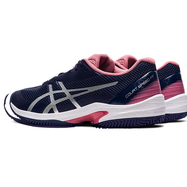 Asics Womens Court Speed FF Tennis Shoes - Peacoat/Pure Silver