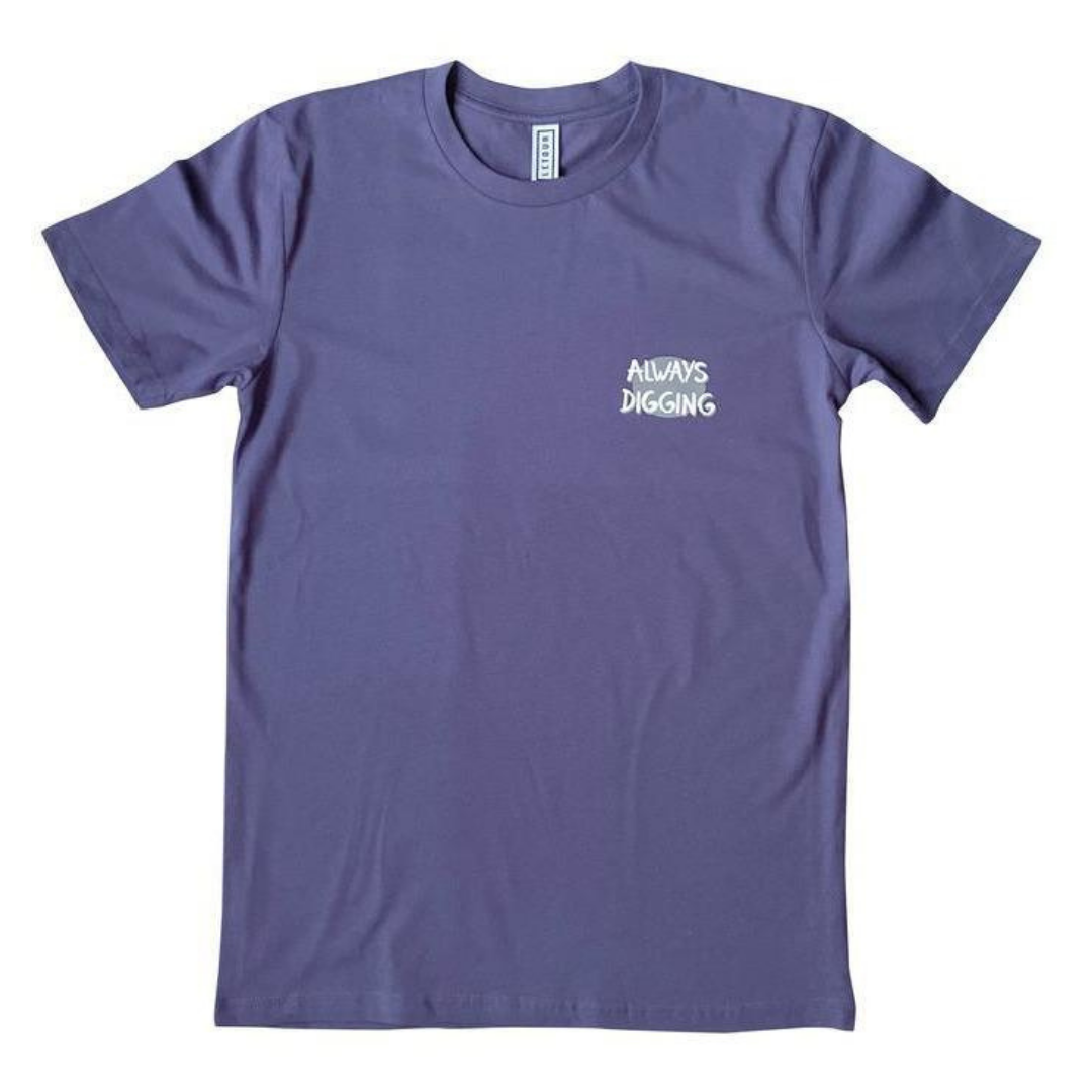 LETOUR Always Digging Casual Tee - Purple