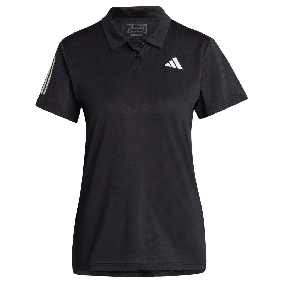 Adidas Women Club Tennis Polo Shirt - Black