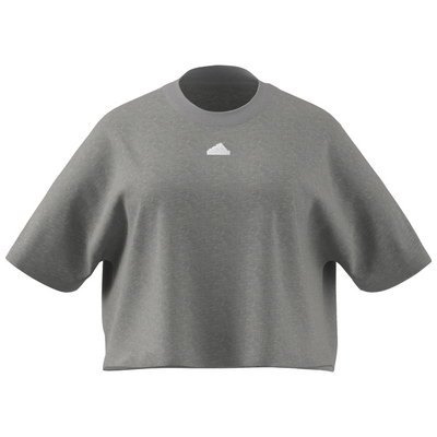Adidas Future Icons 3 Stripes Tee (PLUS SIZE) - Medium Grey Heather