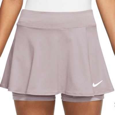 Nike Court Dri-Fit Victory Women Flouncy Skirt - Platinum Violet/Black