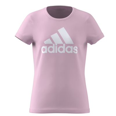 Adidas Girls Tennis  Shirt  BL T  - Clear Pink/ White
