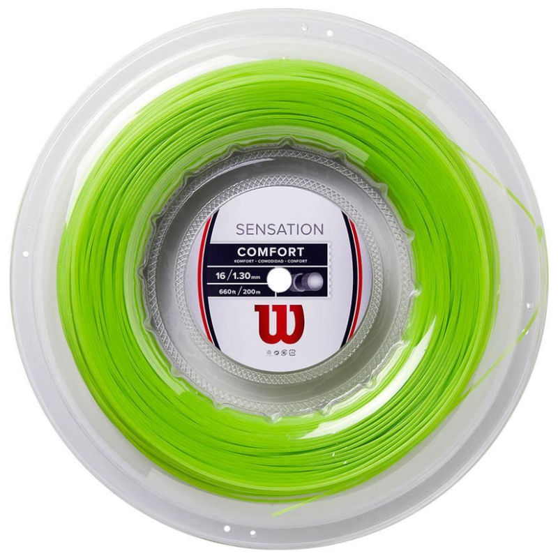 Wilson Sensation 16 Reel Neon Green 16G Tennis String