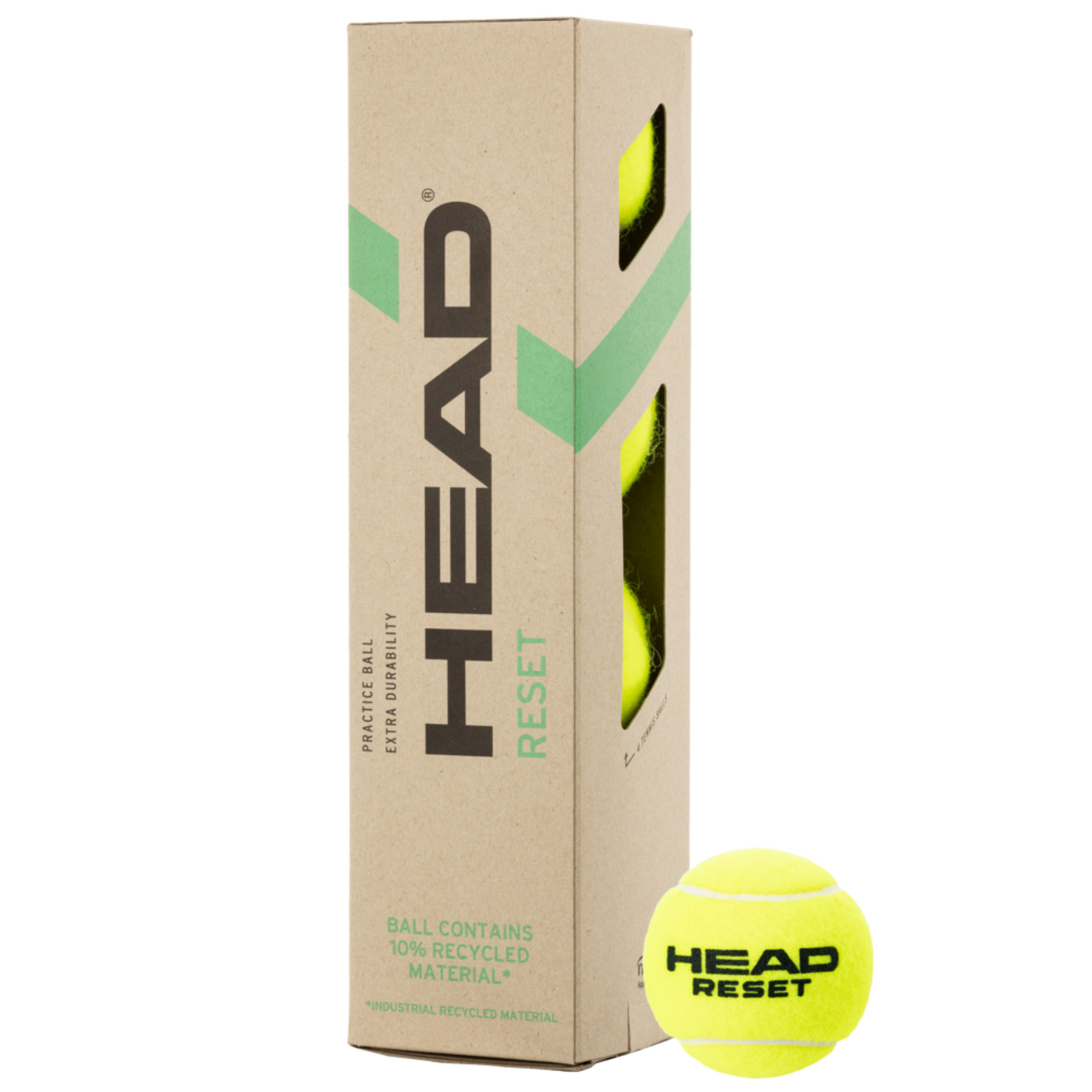 Head Reset Tennis Balls Can 4 Per Pack