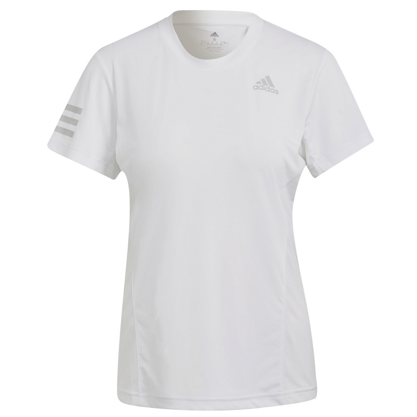 Adidas Women Club Tee Tennis T-Shirt - White/Grey Two