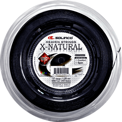 Solinco X Natural Diamond Rough 120 200m - Black