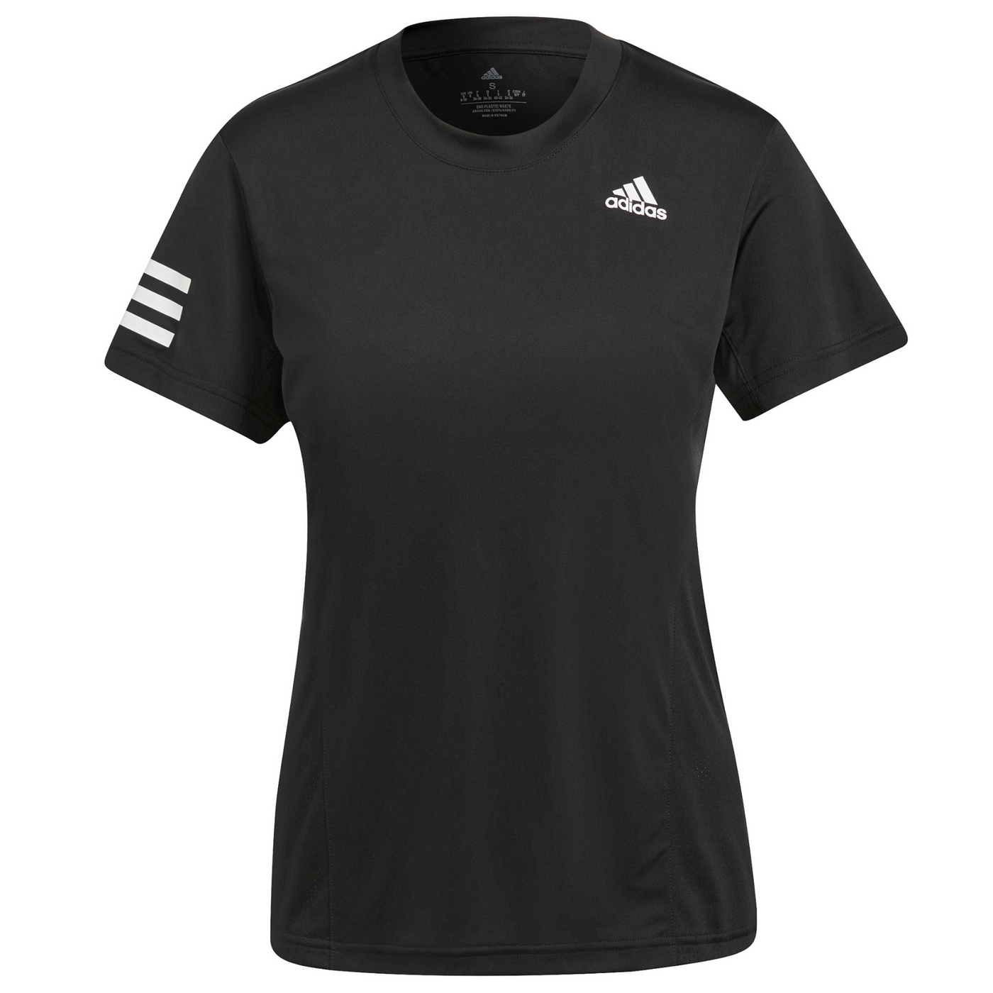 Adidas Club Tee Tennis T-Shirt - Black/White