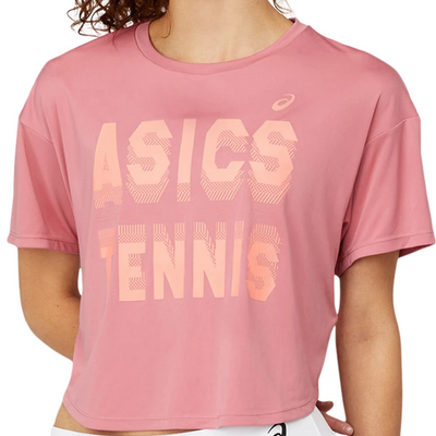 Asics Womens Cout GPX Tennis Tee - Smokey Rose