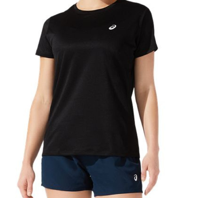 Asics Silver SS Women Tennis Top - Performance Black