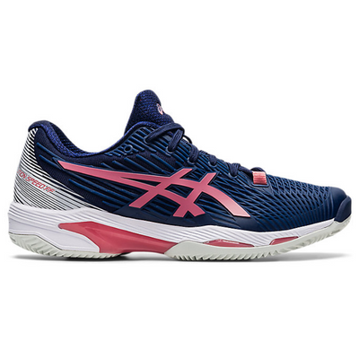 Asics Womens Solution Speed FF 2 Clay - Peacoat/Smokey Rose